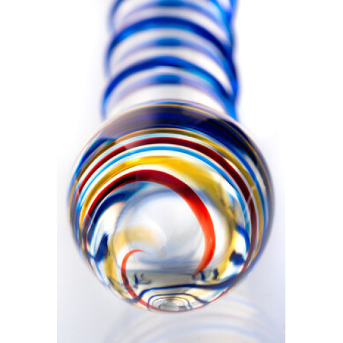Нереалистичный фаллос Sexus Glass из стекла