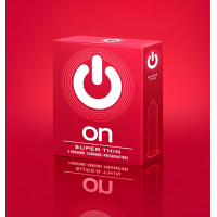 Презервативы "ON)" Super Thin №3 - супер тонкие (ширина 54mm)
