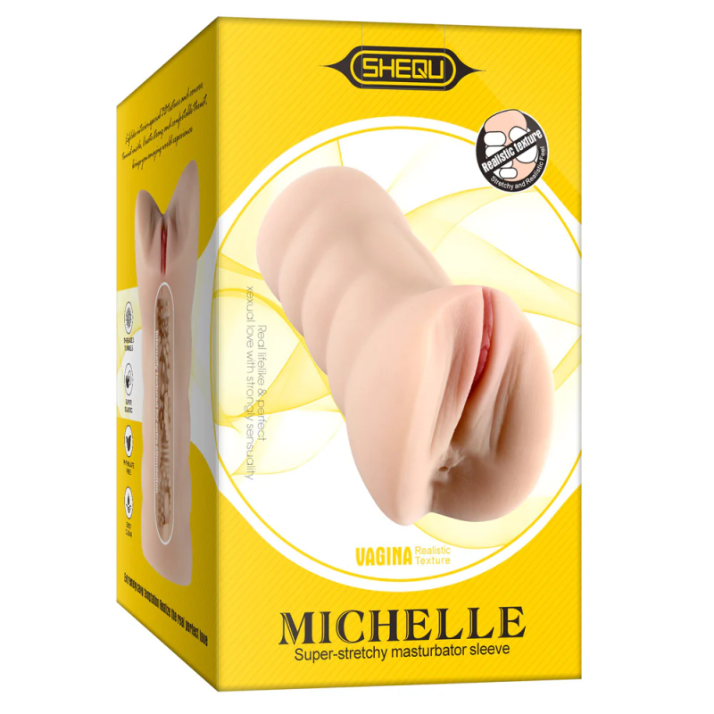 Реалистичный мастурбатор вагина и анус Michelle