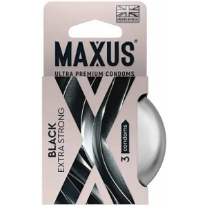 Презервативы MAXUS Extra Strong черные 3 шт