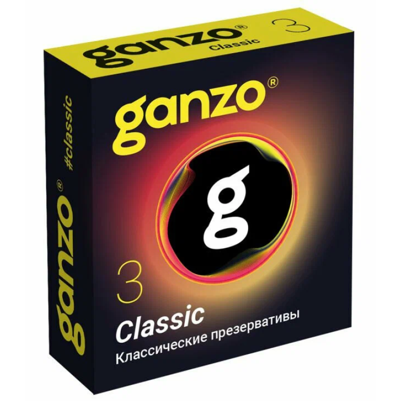 Презервативы Ganzo Classic классические 3 шт