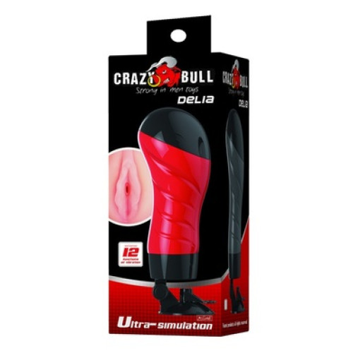 Вибро-мастурбатор на присоске Crazy Bull Delia