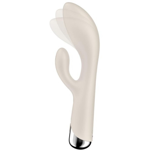 Вибратор-кролик с ротацией бежевый Spinning Rabbit 1 Satisfyer