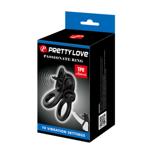Двойное эрекционное виброкольцо Pretty Love