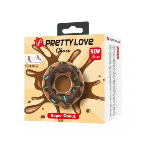 Эрекционное кольцо в виде пончика Pretty Love Choco