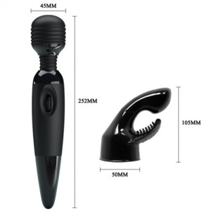 Вибромассажер Sensual Massager со сменной насадкой Baile (иной угол)