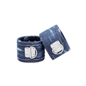 Джинсовые наножники голубые Roughend Denim Style (иной угол)