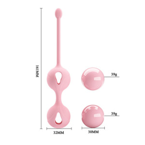 Утяжелённые вагинальные шарики Pretty Love Kegel Tighten Up I (иной угол)