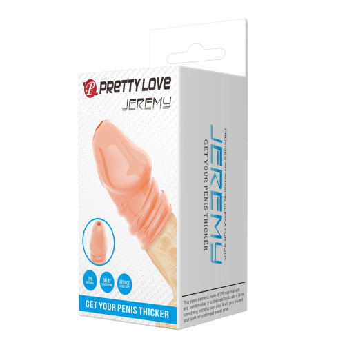 Рельефная насадка на пенис Pretty Love Jeremy