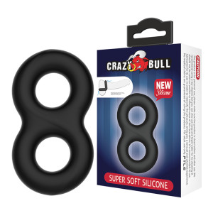 Двойное эрекционное кольцо Crazy Bull