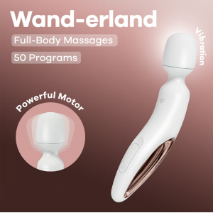 Вибратор-массажер Wand-erland Satisfyer (иной угол)