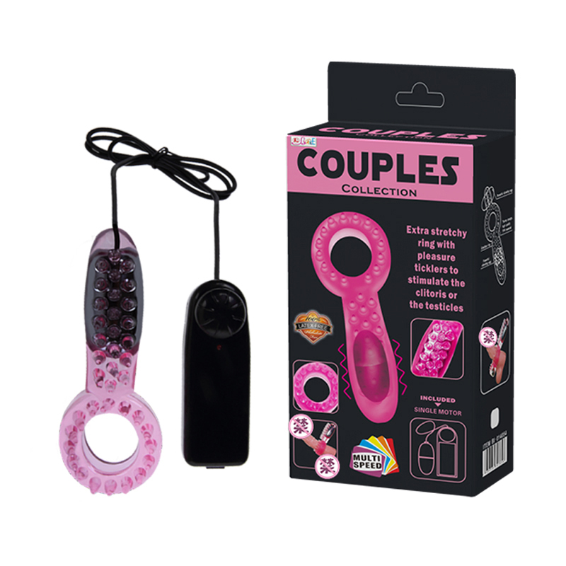 Виброкольцо с текстурированной поверхностью и пультом Baile Couples Collection