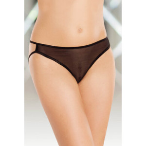 Трусики-бабочка чёрные SoftLine Collection, S/L (иной угол)