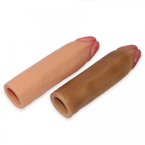 Удлиняющая насадка на пенис Revolutionary Silicone Nature Extender + 4 см