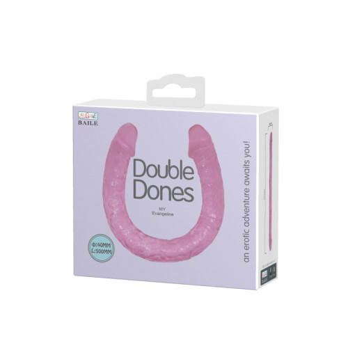 Двойной фаллоимитатор Baile Double Dones 48,5 см