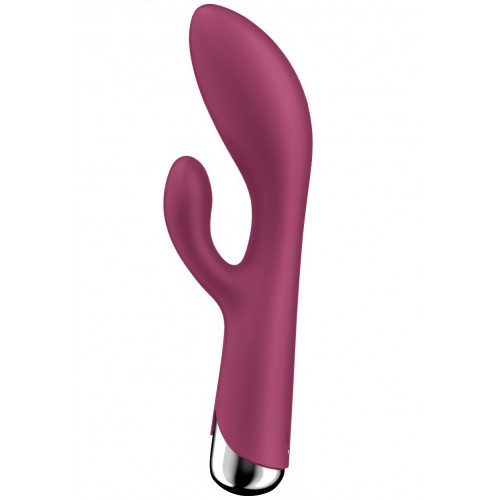 Вибратор-кролик с ротацией красный Spinning Rabbit 1 Satisfyer