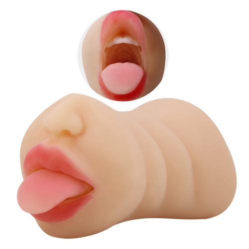 Двухсторонний мастурбатор вагина и ротик Crazy bull Sarah