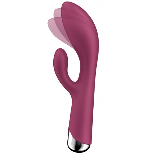 Вибратор-кролик с ротацией красный Spinning Rabbit 1 Satisfyer