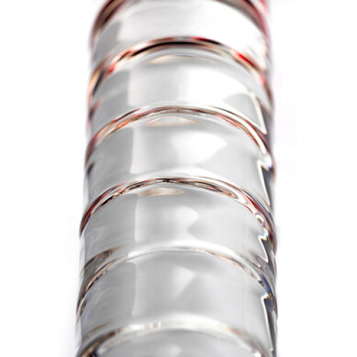 Двусторонний стеклянный фаллос Sexus Glass 22 см