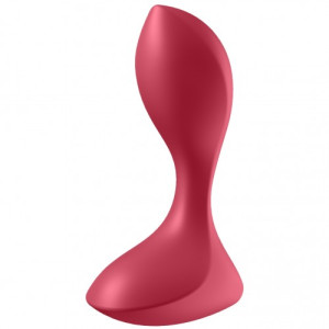 Вибромассажер простаты красный Backdoor Lover Satisfyer (иной угол)
