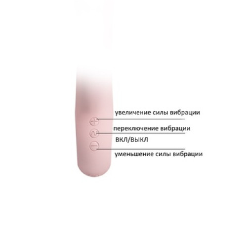 Вибратор-кролик светло-розовый Selene