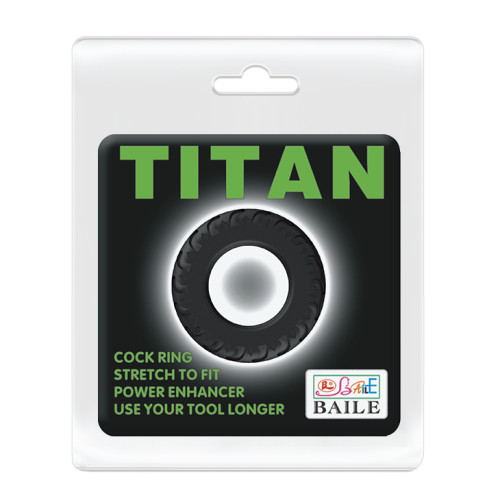 Эрекционное кольцо рельефное Baile Titan