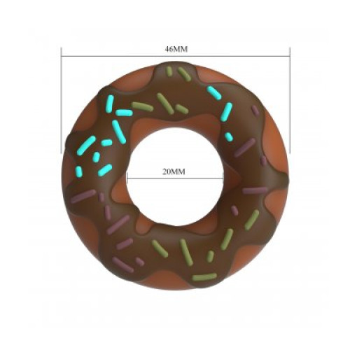 Эрекционное кольцо в виде пончика Pretty Love Choco