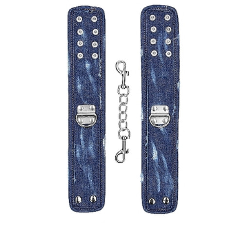 Джинсовые наножники голубые Roughend Denim Style