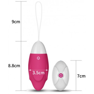 Рельефное виброяйцо с пультом дистанционного управления Ijoy Wireless Remote Control Rechargeable Egg (иной угол)