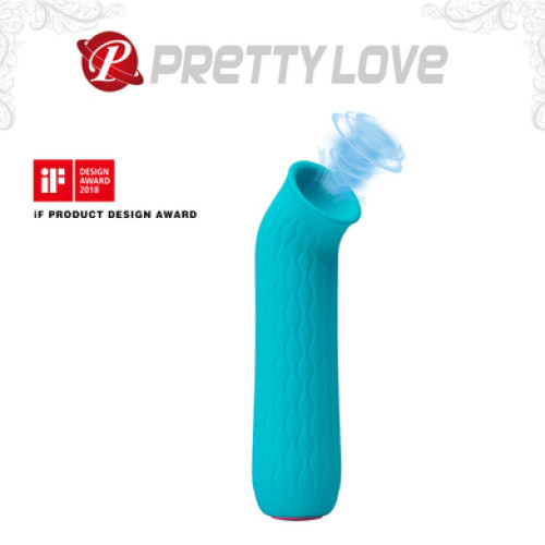 Универсальный вакуумный стимулятор Pretty Love Ford голубой