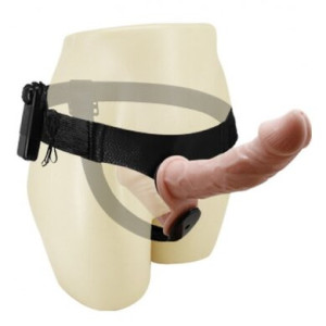 Двойной страпон с вибрацией Ultra Passionate Harness (иной угол)