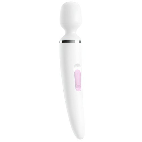 Вибромассажер перезаряжаемый белый Wand-er Women Satisfyer