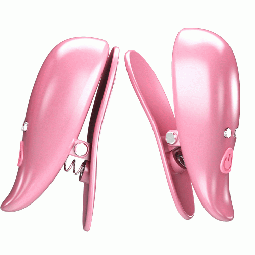 Виброклипсы для сосков Pretty Love Leaf