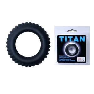Эрекционное кольцо Titan с ребрышками (иной угол)