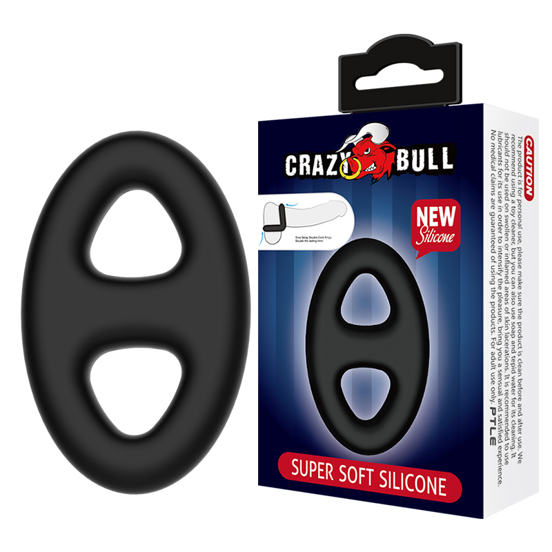 Эрекционное кольцо двойное Crazy bull