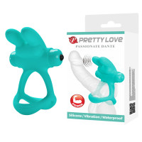 Виброкольцо на пенис и мошонку Pretty Love Dante