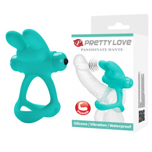 Виброкольцо на пенис и мошонку Pretty Love Dante