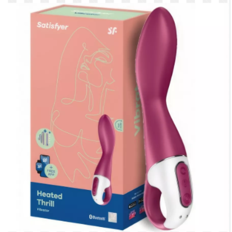 Смарт-вибратор для точки G с подогревом Heated Thrill Satisfyer