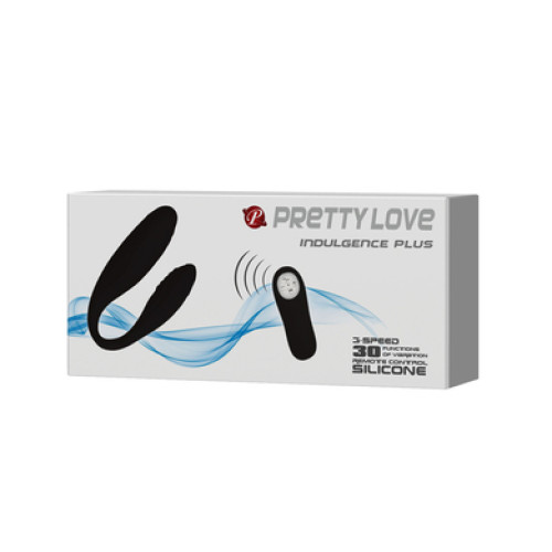 Парный вибромассажер для двойной стимуляции с беспроводным пультом Pretty Love Indulgence Plus