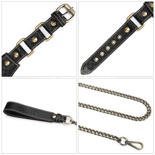 Ошейник-галстук из искусственной кожи Rebellion Reign Collar