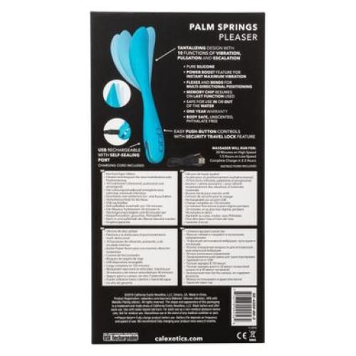 Оригинальный гнущийся вибратор California Dreaming Palm Springs Pleaser