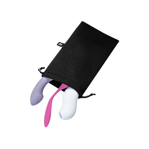 Мешочек для хранения игрушек черный Treasure Bag, L Satisfyer