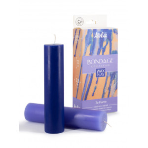 Набор из 2 низкотемпературных свечей Wax Play Bondage To Flame