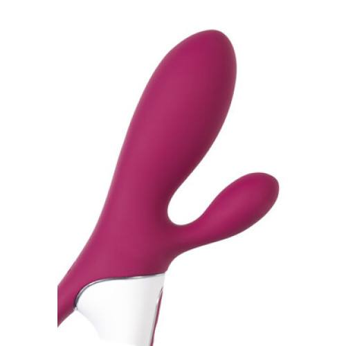Смарт вибратор-кролик с подогревом бордовый Hot Bunny Satisfyer