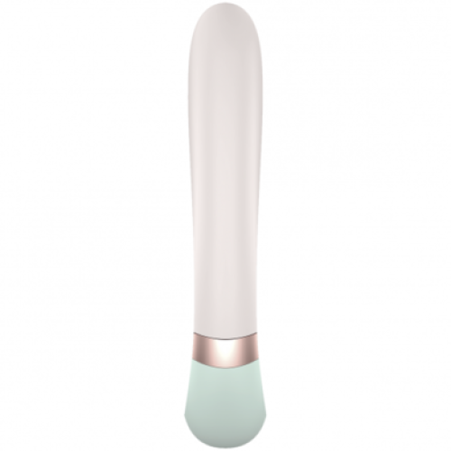 Смарт-вибратор с функцией нагрева мятный Heat Wave Satisfyer