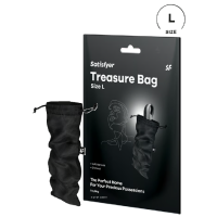 Мешочек для хранения игрушек черный Treasure Bag, L Satisfyer