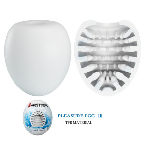 Мастурбатор-яйцо белое Pretty Love Pleasure Egg III (иной угол)