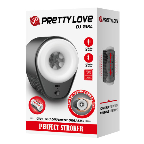 Мастурбатор-строкер автоматический Pretty Love DJ Girl