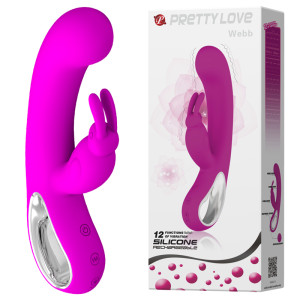 Перезаряжаемый вибратор-кролик Pretty Love Webb
