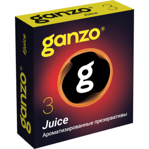 Ароматизированные презервативы Ganzo Juice (3 шт)